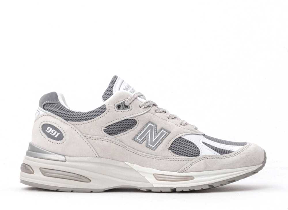 【百貨店大売り出し】1000円クーポン券振り出し！New Balance ニュー平衡にする 991V2 ともし火薄墨色 ニュー平衡にする U991LG2 メンズ スニーカー 駈けっくらシューズ 21SN-U991LG2