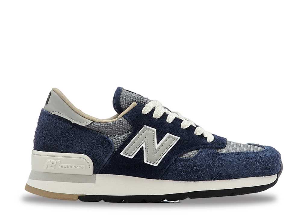 【百貨店大売り出し】1000円クーポン券振り出し！New Balance 鉄道車両ハート形 WIP × ニュー平衡にする 990V1 うす暗い 米国海軍/プッシーウィロー 薄墨色 ニュー平衡にする M990CH1 メンズ スニーカー 駈けっくらシューズ 21SN-M990CH1