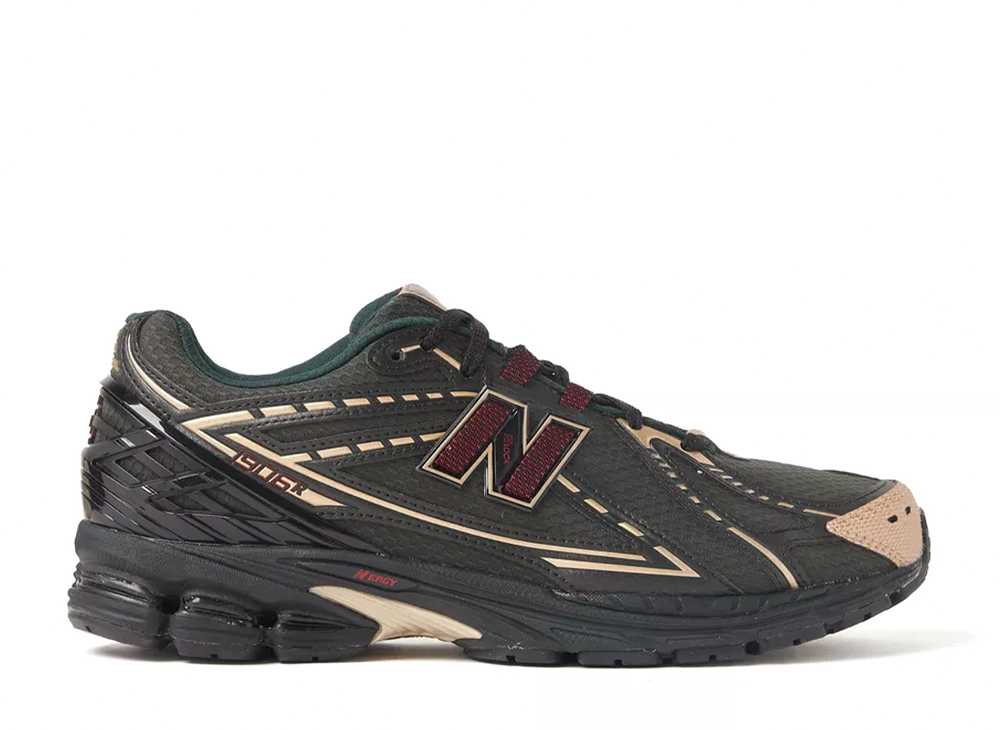 【今だけ500円割り引き引き換え証あり!!】New Balance 口吸い × ニュー平衡にする 1906R 黒いこと/緑であること M1906RKS ニュー平衡にする KNB1906R-BL メンズ スニーカー 駈けっくらシューズ 21SN-KNB1906R-BL