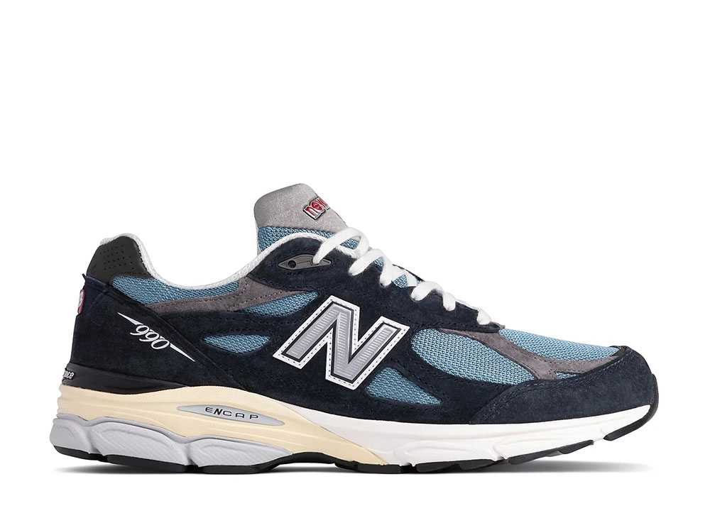 【今だけ500円銀行割引クーポン券あり!!】New Balance ニュー平衡にする 990V3 米国海軍/キャッスルロック ニュー平衡にする M990TE3 メンズ スニーカー 駈けっくらシューズ 21SN-M990TE3