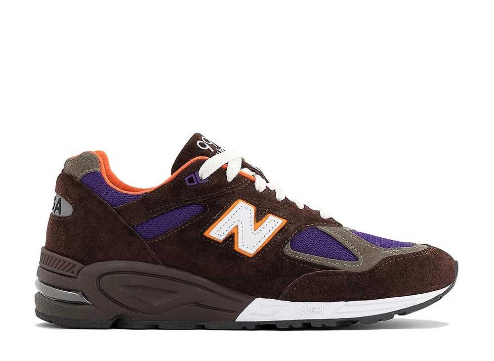 【今だけ500円割引クーポンあり!!】New Balance ニューバランス 990V2 ブラウン/パープル/オレンジ ニューバランス M990BR2 メンズ スニーカー ランニングシューズ 21SN-M990BR2|セレクトショップFrenz
