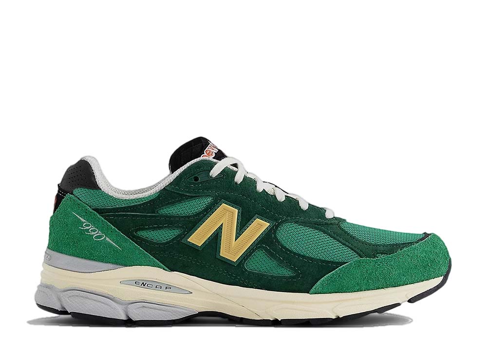 ＼1000円OFFクーポン発行／New Balance ニューバランス 990V3 グリーン/イエロー ニューバランス M990GG3 メンズ スニーカー ランニングシューズ 21SN-M990GG3