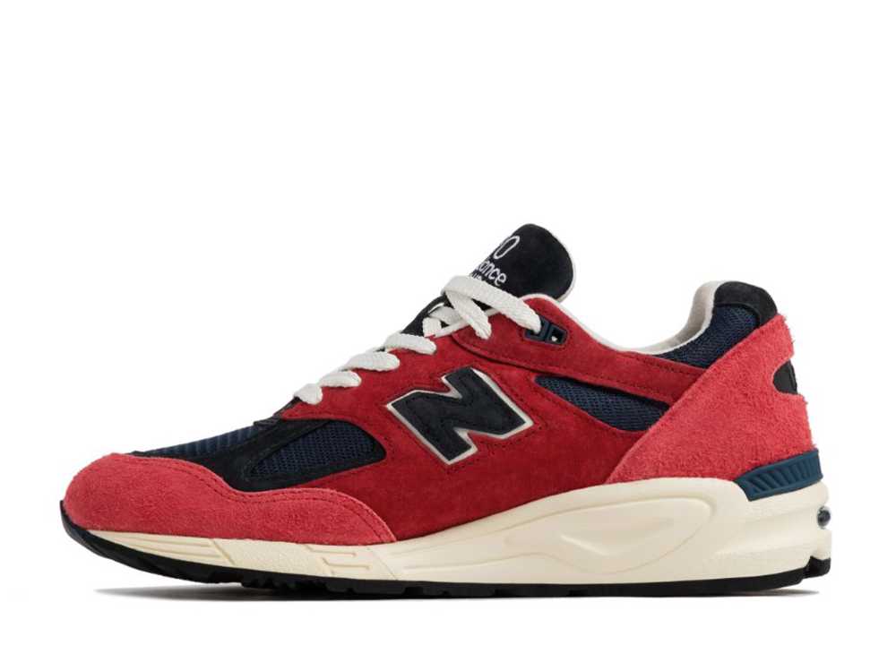 ＼1000円OFFクーポン発行／New Balance ニューバランス 990V2 レッド ニューバランス M990AD2 メンズ スニーカー ランニングシューズ 21SN-M990AD2