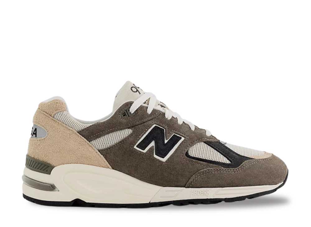 【百貨店大売り出し】1000円引き換え証振りだし！New Balance ニュー平衡にする 990V2 オリーブスウェード ニュー平衡にする M990GB2 メンズ スニーカー 駈けっくらシューズ 21SN-M990GB2