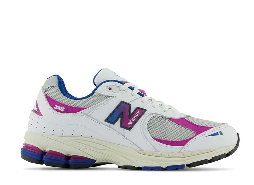 【百貨店大売り出し】1000円クーポン券振り出し！New Balance ニュー平衡にする 2002R 白いこと/サクラ色/青み ニュー平衡にする M2002RGY メンズ スニーカー 駈けっくらシューズ 21SN-M2002RGY