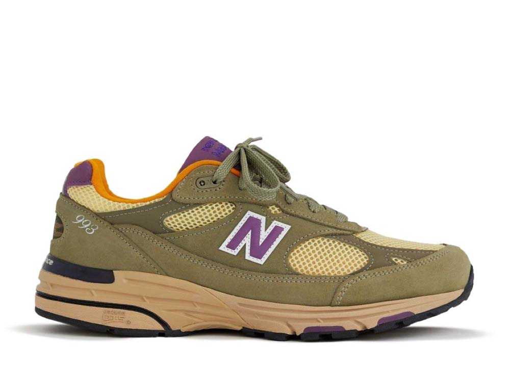 【今だけ500円割り引き引き換え証あり!!】New Balance ニュー平衡にする 993 オリーブ ニュー平衡にする U993OL メンズ スニーカー 駈けっくらシューズ 21SN-U993OL