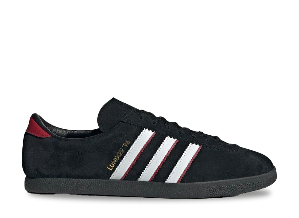【今だけ500円割引クーポンあり!!】adidas アディダス オリジナルス ロンドン 96 コアブラック/フットウェアホワイト/ベタースカーレット アディダス IH4773 メンズ スニーカー ランニングシューズ 21SN-IH4773|セレクトショップFrenz
