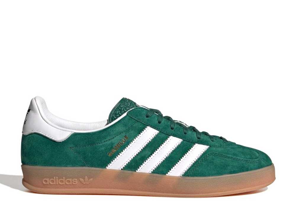 【今だけ500円割引クーポンあり!!】adidas アディダス オリジナルス ガゼル インドア ロー カレッジグリーン/フットウェアホワイト/ガム アディダス IG1596 メンズ スニーカー ランニングシューズ 21SN-IG1596|セレクトショップFrenz