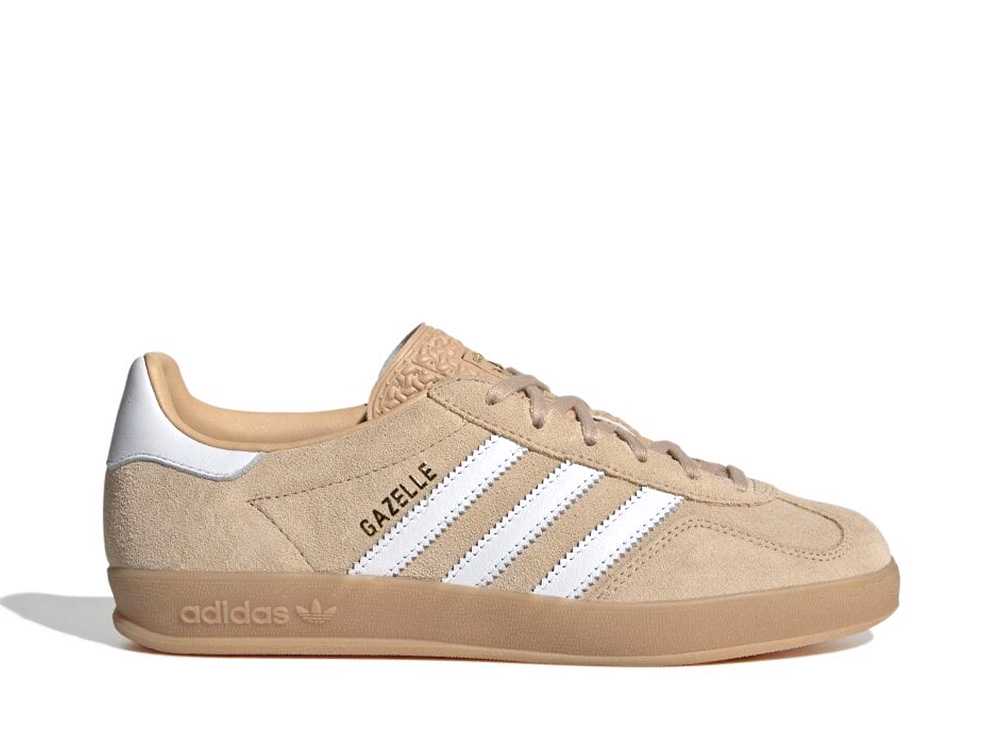 【今だけ500円銀行割引クーポン券あり!!】adidas アディダス オリジナルス ウィメンズ ガゼル インドア ワンダーベージュ/クラウドホワイト/チュインガム アディダス IH5482 ウィメンズ レディース スニーカー 駈けっくらシューズ 21SN-IH5482