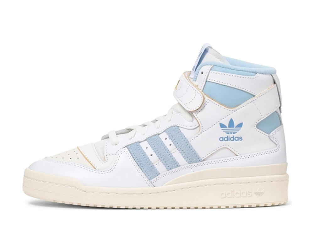 【今だけ500円割引クーポンあり!!】adidas アディダス フォーラム OG 84 ハイ LG フットウェアホワイト/クリアスカイ/クリームホワイト アディダス GW5924 メンズ スニーカー ランニングシューズ 21SN-GW5924｜セレクトショップFrenz