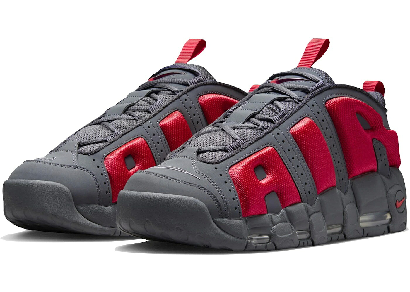 【百貨店大売り出し】1000円クーポン券ふり出し！Nike Nike Air More Uptempo Low Dark Grey Light Crimson ナイキ FZ3055-002 メンズ スニーカー 駈けっくらシューズ 19SX-20240927200543-001
