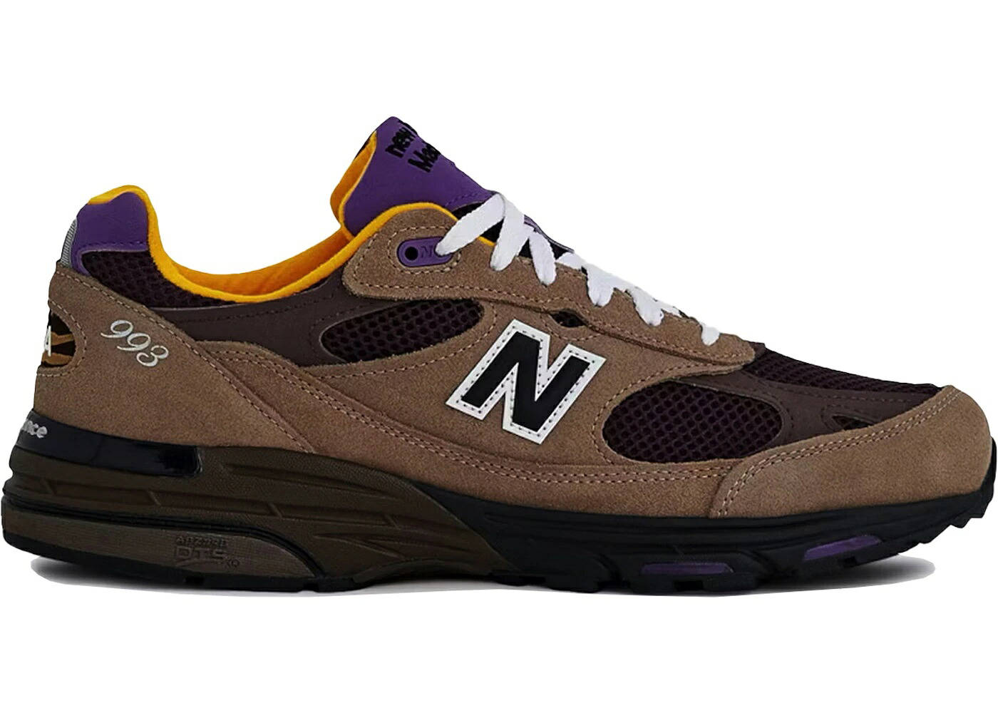 \1000円OFFクーポン発行/New Balance New Balance 993 MiUSA Mushroom Midnight Violet ニューバランス U993MU メンズ スニーカー ランニングシューズ 19SX-20240927200543-020