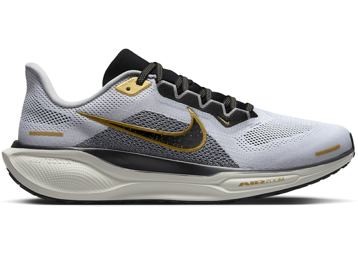 【百貨店大売り出し】1000円クーポン券振り出し！Nike Nike Air Zoom Pegasus 41 White Metallic Gold ナイキ HQ3220-100 メンズ スニーカー 駈けっくらシューズ 19SX-20241127103240-060