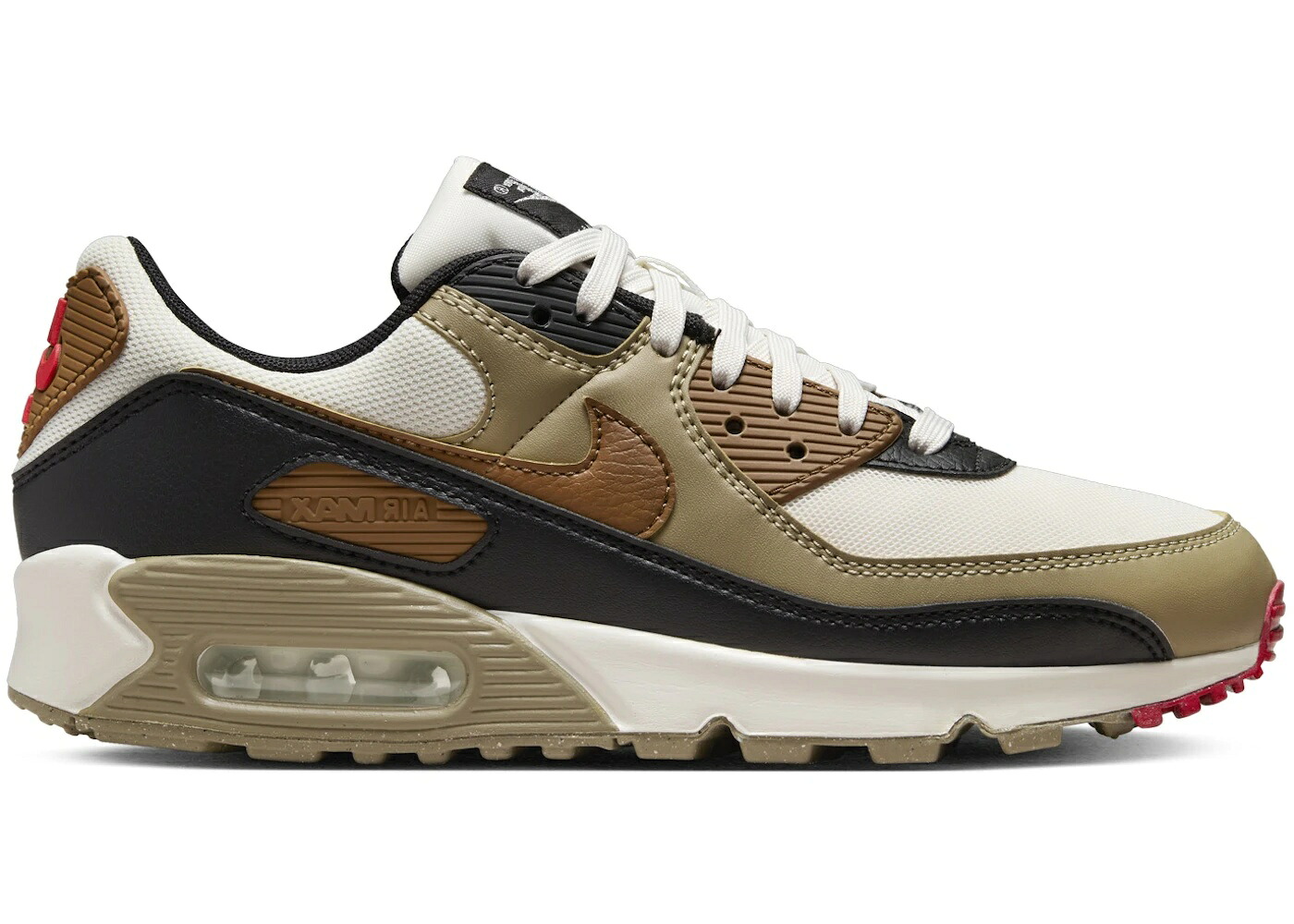 ＼1000円OFFクーポン発行／Nike Nike Air Max 90 Phantom Black Fire Red Light British Tan (Women's) ナイキ DH8010-005 ウィメンズ レディース スニーカー ランニングシューズ 19SX-20241127103240-096