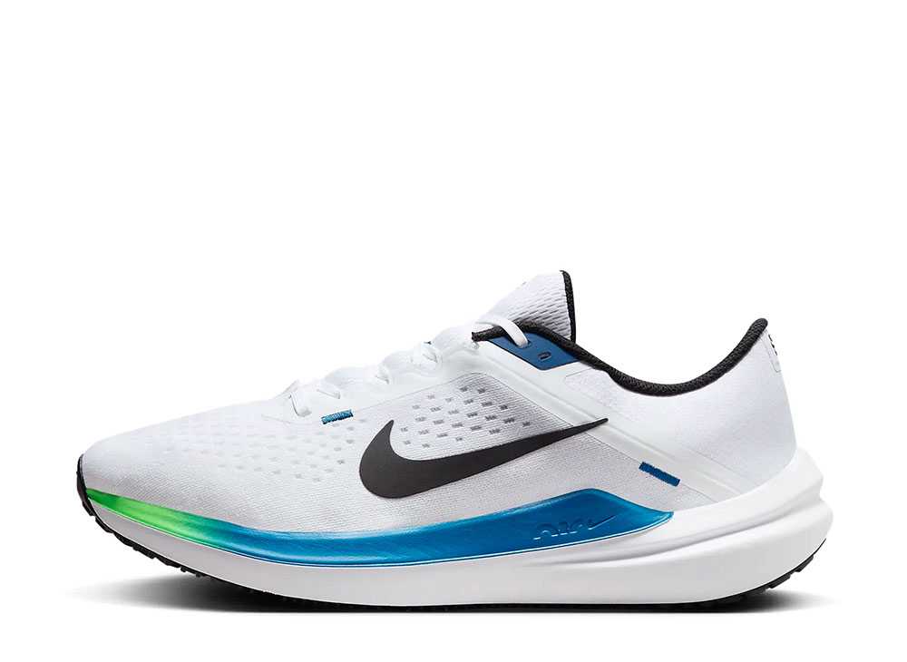 【今だけ500円割引クーポンあり!!】Nike ナイキ ウィンフロー10 ホワイト/スターブルー/グリーンストライク/ブラック ナイキ DV4022-103 メンズ スニーカー ランニングシューズ 21SN-DV4022-103｜セレクトショップFrenz