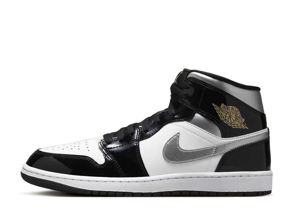 ＼1000円OFFクーポン発行／Nike ナイキ エアジョーダン1 ミッド ブラックパテント ナイキ HV0789-010 メンズ スニーカー ランニングシューズ 21SN-HV0789-010