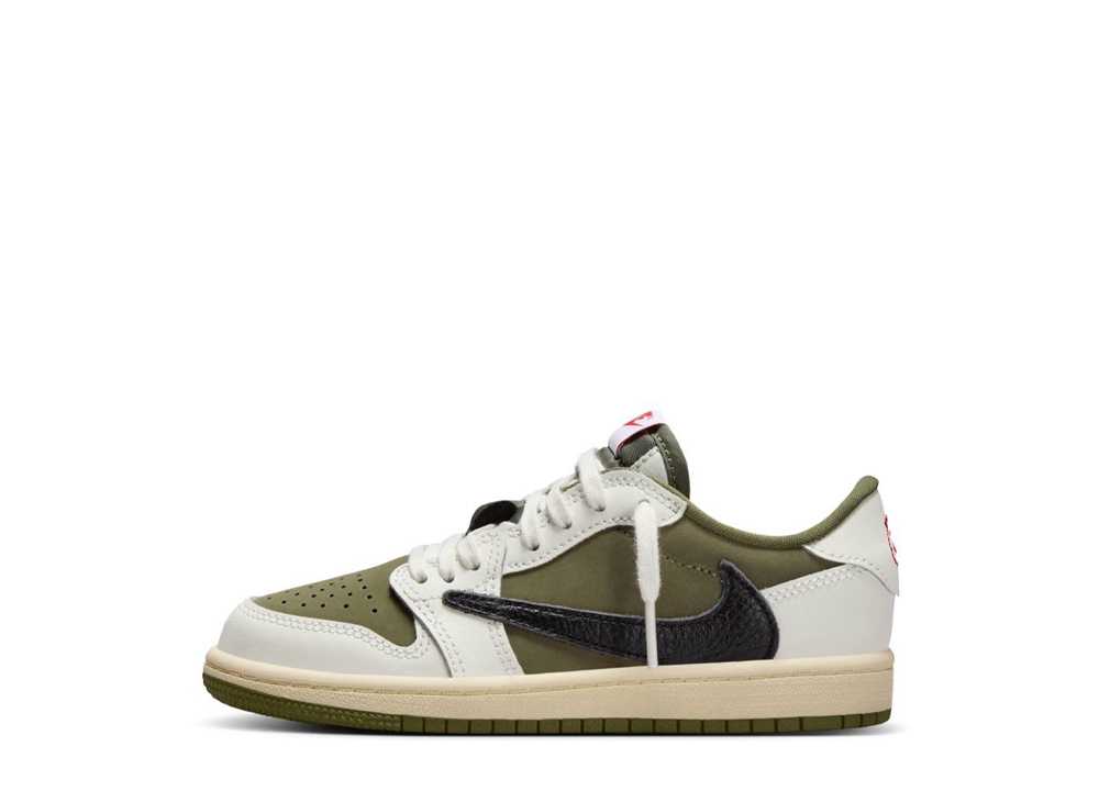 【今だけ500円割り引き引き換え証あり!!】Nike トラヴィススコット × ナイキ なおなお書き エアジョーダン1 置き目 OG SP リバースオリーブ (キッズ) ナイキ DO5442-200 メンズ スニーカー 駈けっくらシューズ 21SN-DO5442-200