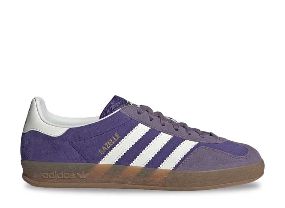＼1000円OFF引き換え証振りだし／adidas アディダスオリジナルス ガゼル インドア カレッジパープル/フットウェアホワイト/シャドウバイオレット アディダス IF9645 メンズ スニーカー 駈けっくらシューズ 21SN-IF9645 メンズ靴-靴