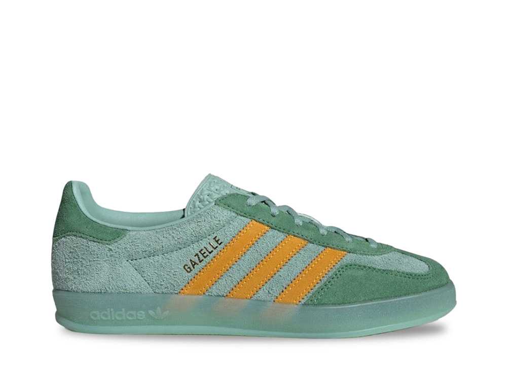 【今だけ500円割引クーポンあり!!】adidas アディダス オリジナルス ウィメンズ ガゼル インドア ヘイジーグリーン/プリラブドグリーン/クルーイエロー アディダス IG6783 ウィメンズ レディース スニーカー ランニングシューズ 21SN-IG6783