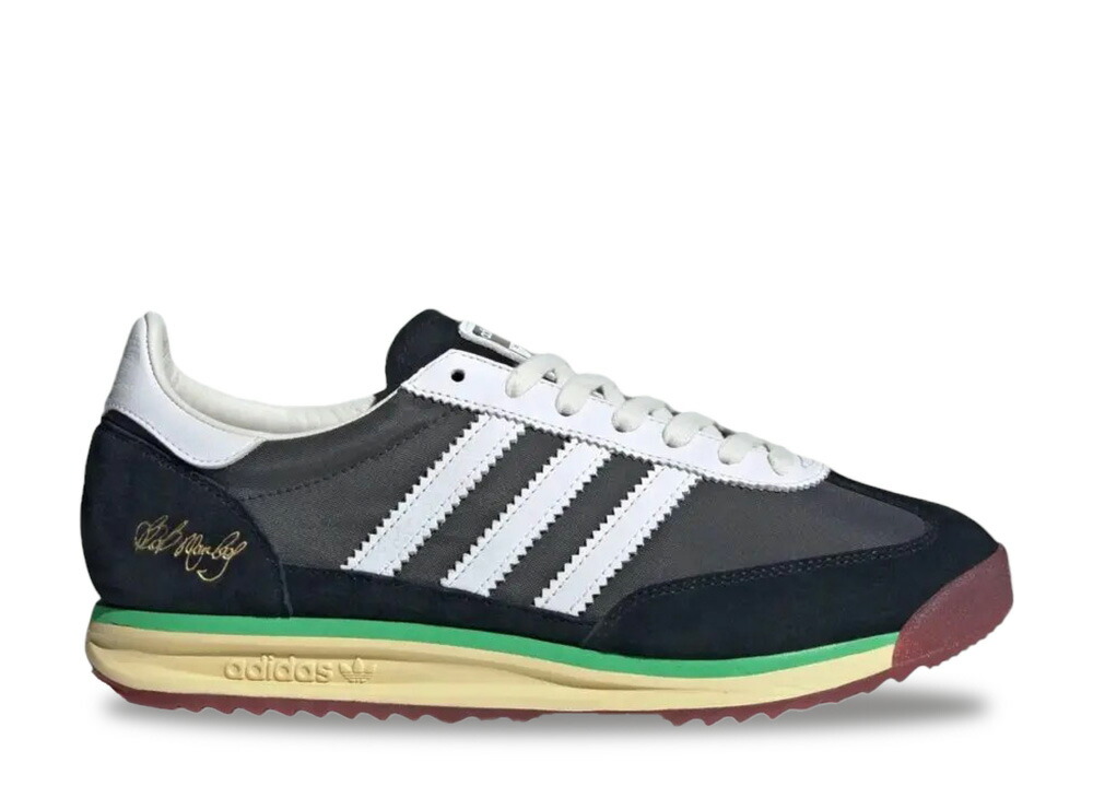 【百貨店大売り出し】1000円クーポン券振り出し！adidas シリングマーリー × アディダスオリジナルス SL72 RS 一優しいこと 中核グループ黒いこと/クラウドホワイト/象牙色 アディダス JR7973 メンズ スニーカー 駈けっくらシューズ 21SN-JR7973