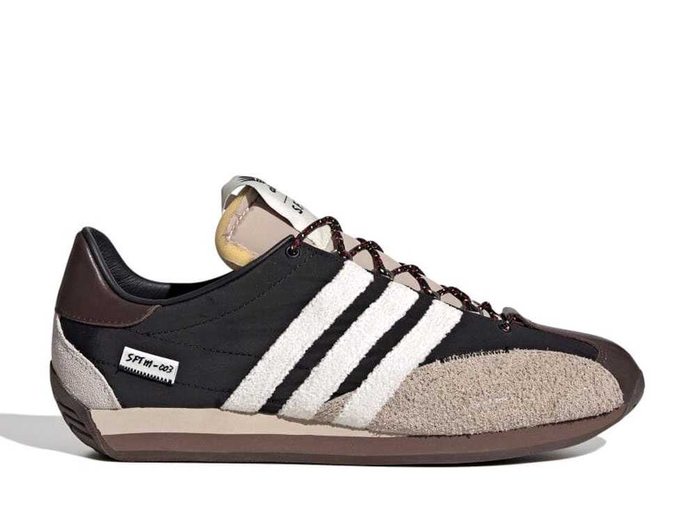 【今だけ500円割引クーポンあり!!】adidas ソング オブ ザ ミュート × アディダス オリジナルス カントリー OG ロー トレーナー コアブラック/コアホワイト/ワンダーベージュ アディダス ID3546 メンズ スニーカー ランニングシューズ 21SN-ID3546