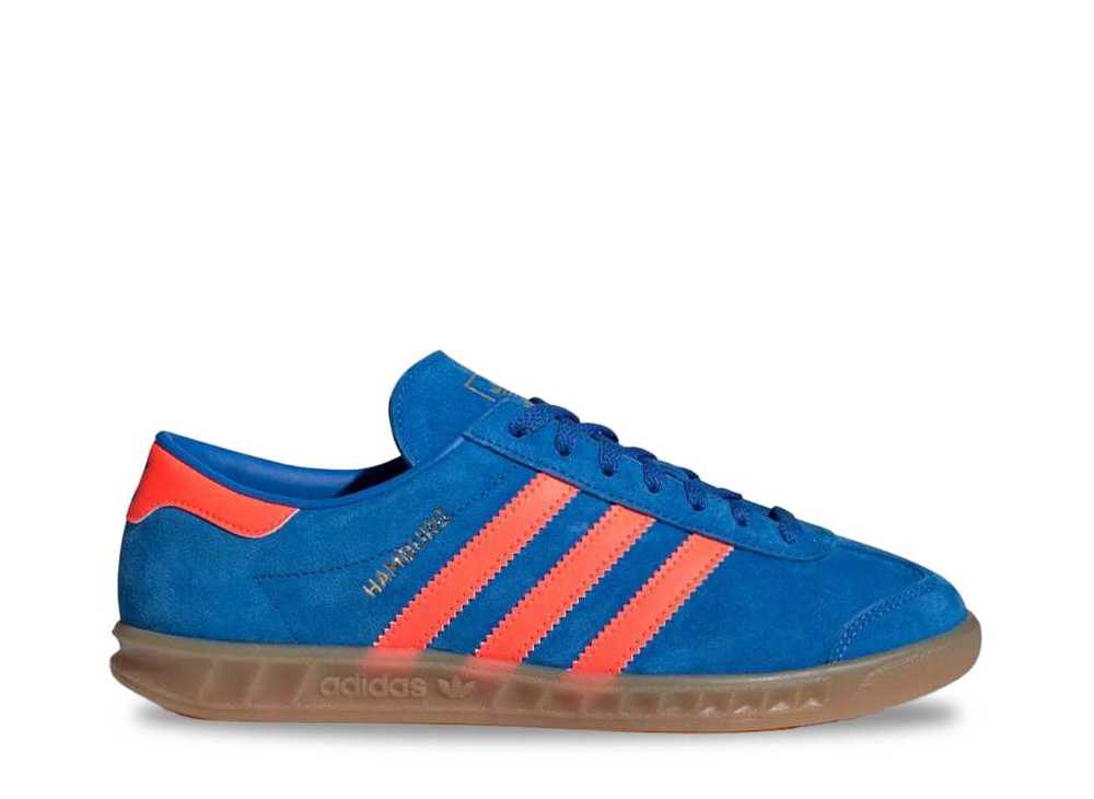 【今だけ500円割り引き引き換え証あり!!】adidas アディダス オリジナルス ウィメンズ ハンブルグ ブルーバード/ソーラーオレンジ色/チュインガム アディダス IH5471 ウィメンズ レディース スニーカー 駈けっくらシューズ 21SN-IH5471