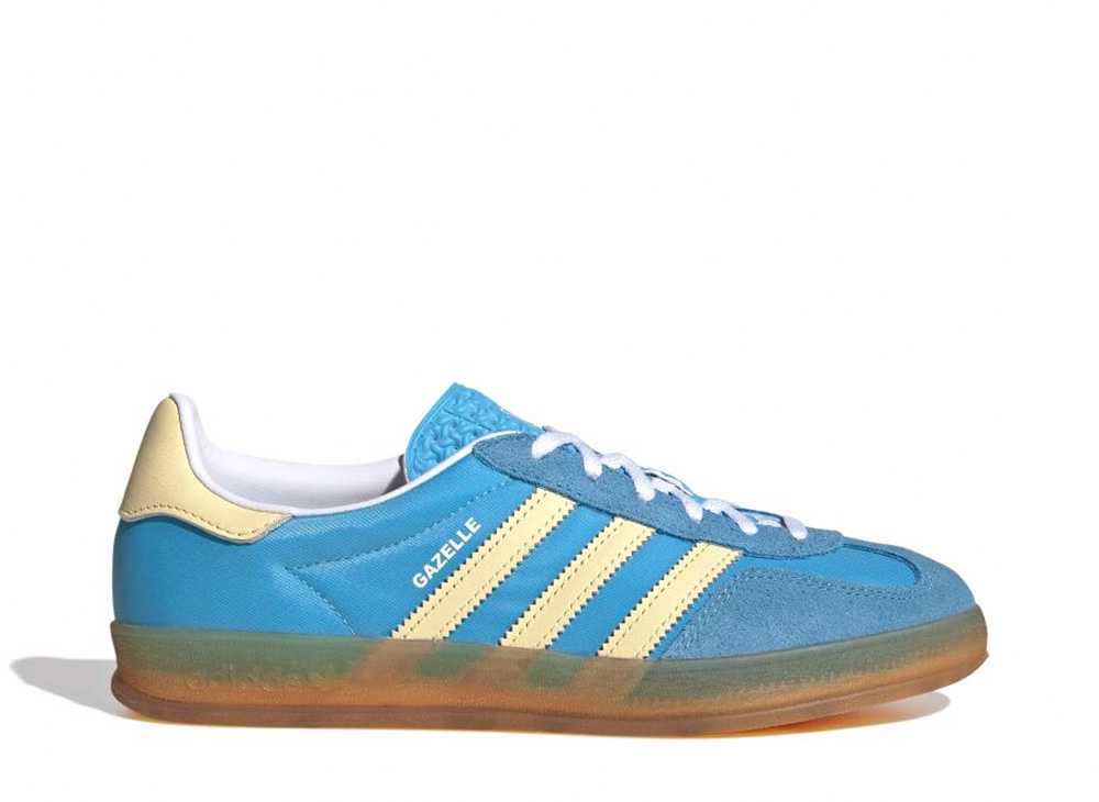 【今だけ500円銀行割引引き換え証あり!!】adidas アディダス オリジナルス ウィメンズ ガゼル インドア セミブルーバースト/オールモストイエロー/フットウェアホワイト アディダス IE2960 ウィメンズ レディース スニーカー 駈けっくらシューズ 21SN-IE2960