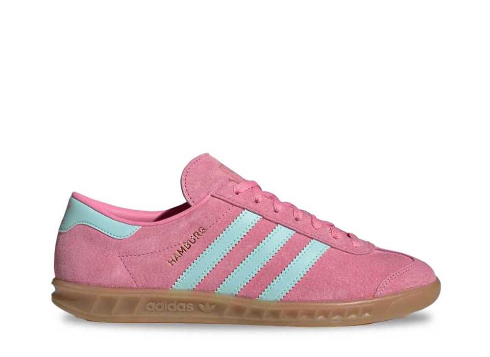 【今だけ500円銀行割引クーポン券あり!!】adidas アディダス オリジナルス ウィメンズ ハンブルグ ブリスピンク/セミフラッシュアクア/チュインガム アディダス IH5459 ウィメンズ レディース スニーカー 駈けっくらシューズ 21SN-IH5459
