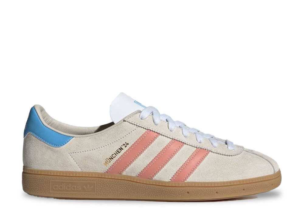 【百貨店大売り出し】1000円クーポン券振り出し！adidas アディダス オリジナルス ミュンヘン24 WONWHI/WONCLA/SEBLBU アディダス IG6282 メンズ スニーカー 駈けっくらシューズ 21SN-IG6282