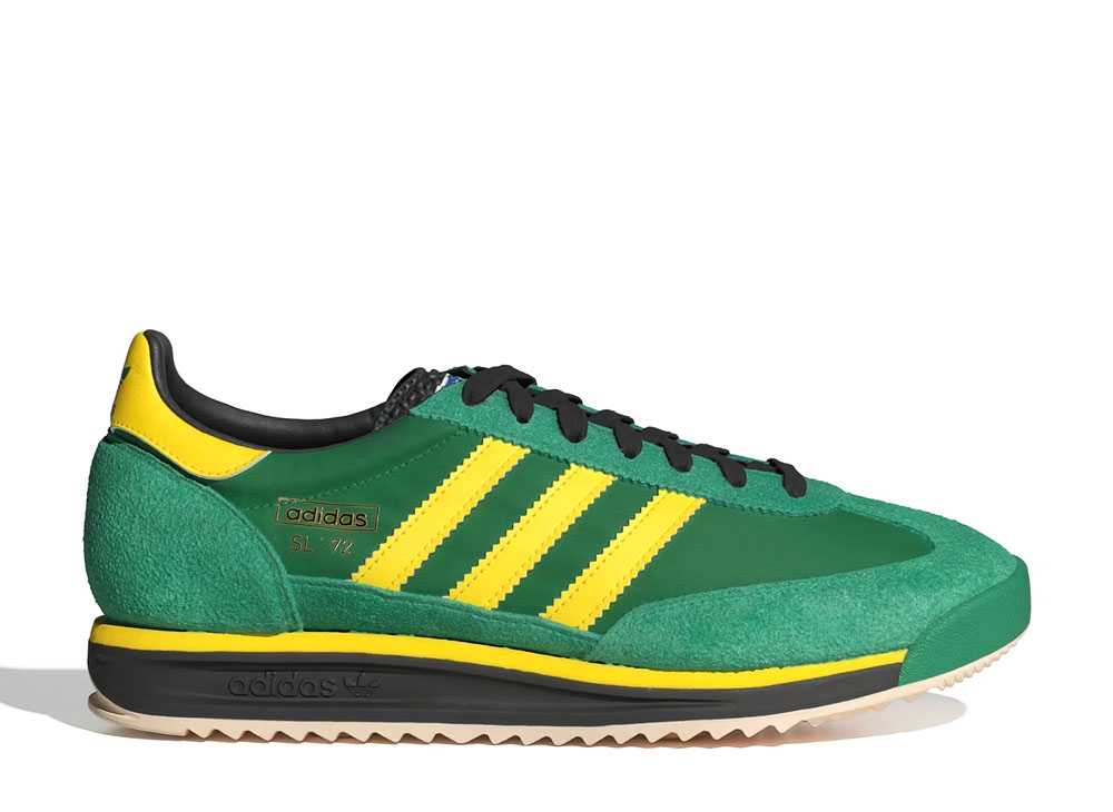 【百貨店大売り出し】1000円クーポン券振り出し！adidas アディダス オリジナルス SL72 RS 緑であること/黄色 アディダス IG2133 メンズ スニーカー 駈けっくらシューズ 21SN-IG2133