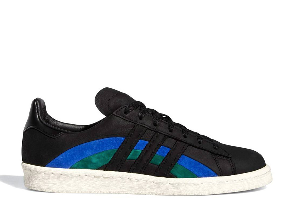 ＼1000円OFFクーポン発行／adidas ブックワークス × アディダスオリジナルス キャンパス 80 コアブラック/ボールドブルー/カレッジエイト アディダス GW3246 メンズ スニーカー ランニングシューズ 21SN-GW3246
