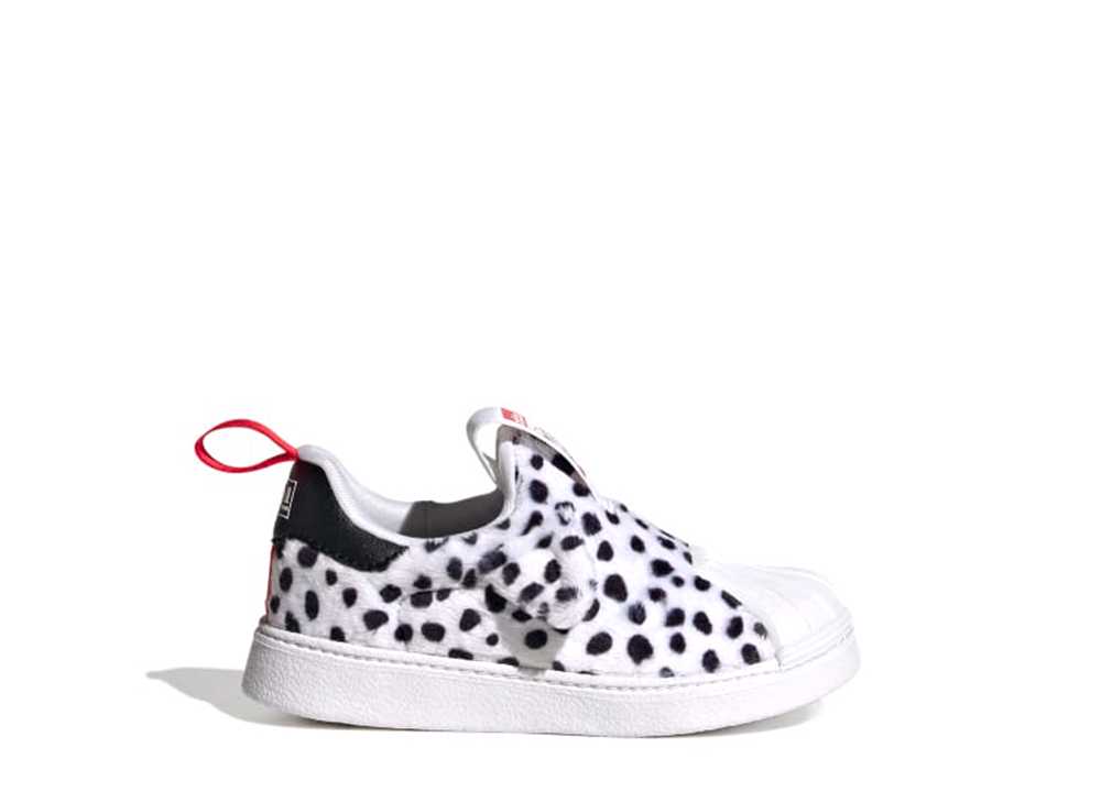 【今だけ500円割引クーポンあり!!】adidas ディズニー101匹わんちゃん × アディダスオリジナルス インファント SST 360 フットウェアホワイト/コアブラック/レッド (キッズ) アディダス ID9713 メンズ スニーカー ランニングシューズ 21SN-ID9713画像