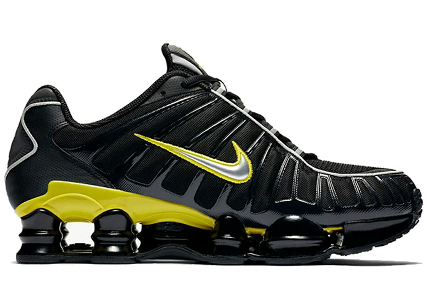 【今だけ500円割引クーポンあり!!】Nike Nike Shox TL Black Dynamic Yellow Metallic Silver ナイキ CN0151-002 メンズ スニーカー ランニングシューズ 19SX-20241226142010-012|セレクトショップFrenz