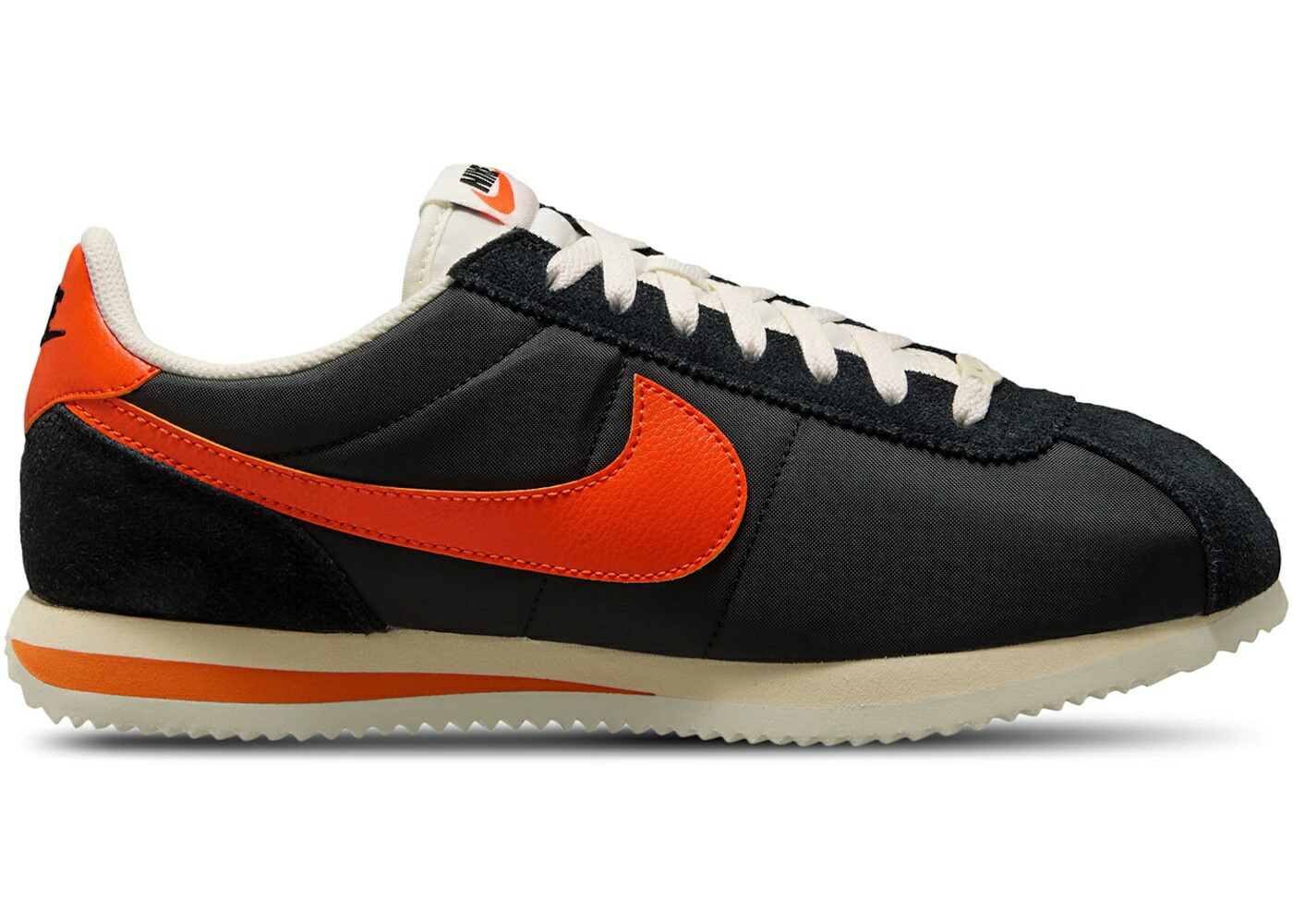 【今だけ500円割引クーポンあり!!】Nike Nike Cortez TXT Black Sail Safety Orange ナイキ HF0263-003 メンズ スニーカー ランニングシューズ 19SX-20241226142010-022