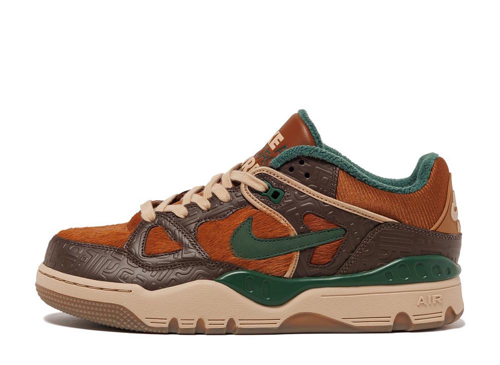 【今だけ500円割引クーポンあり!!】Nike ニゴー × ナイキ エアフォース3 ロー SP バロックブラウン アンド ピーカン (ヒールロゴ OGIN) ナイキ HQ7533-201 メンズ スニーカー ランニングシューズ 21SN-HQ7533-201|セレクトショップFrenz