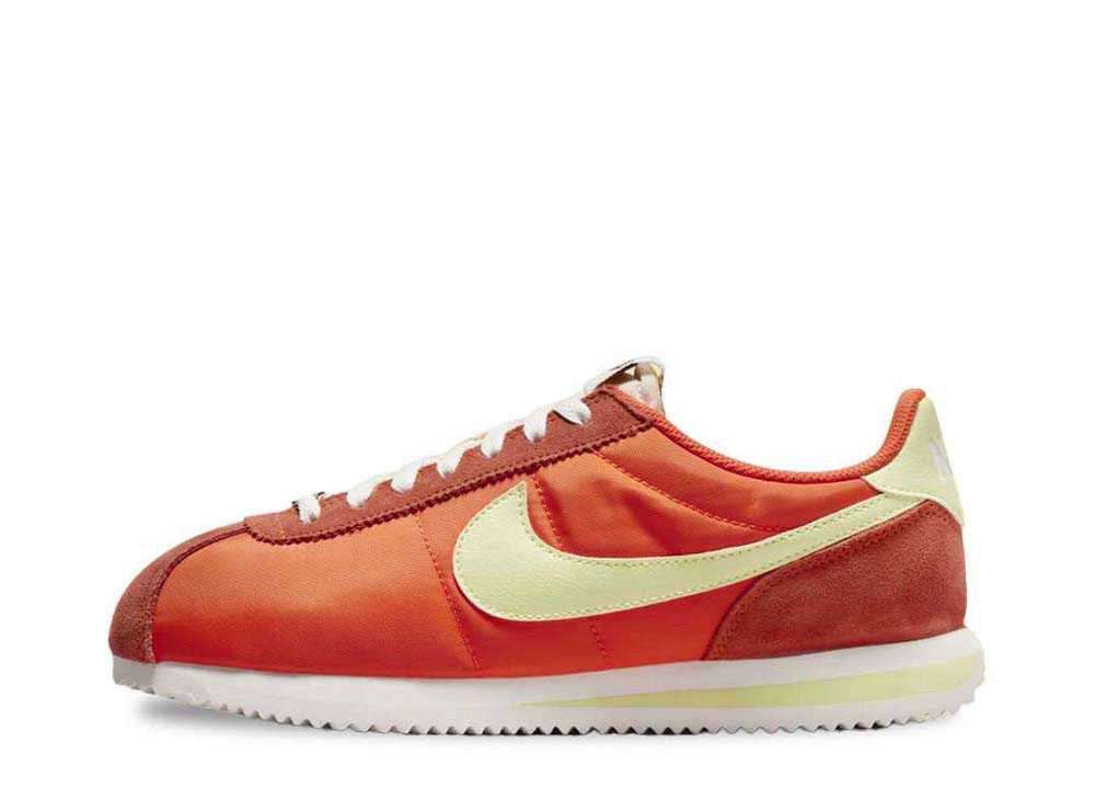 【百貨店大売り出し】1000円引き換え証書き著す！Nike ナイキ ウィメンズ コルテッツ 布切れ セーフティオレンジ色/生命現象菩提樹 ナイキ HJ9612-800 ウィメンズ レディース スニーカー 駈けっくらシューズ 21SN-HJ9612-800