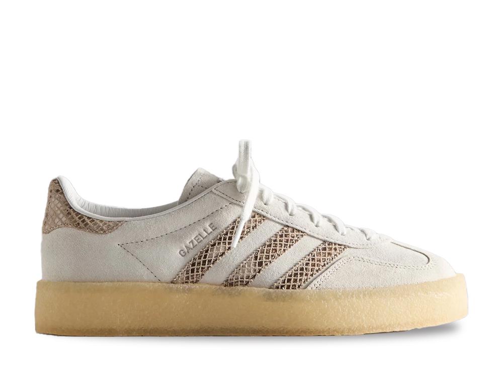 【今だけ500円割り引き引き換え証あり!!】adidas 口吸い ロニーファイグ × クラークス × アディダスオリジナルス 8th 表どおり ガゼル インドア スネークスキン アディダス JS1754 メンズ スニーカー 駈けっくらシューズ 21SN-JS1754