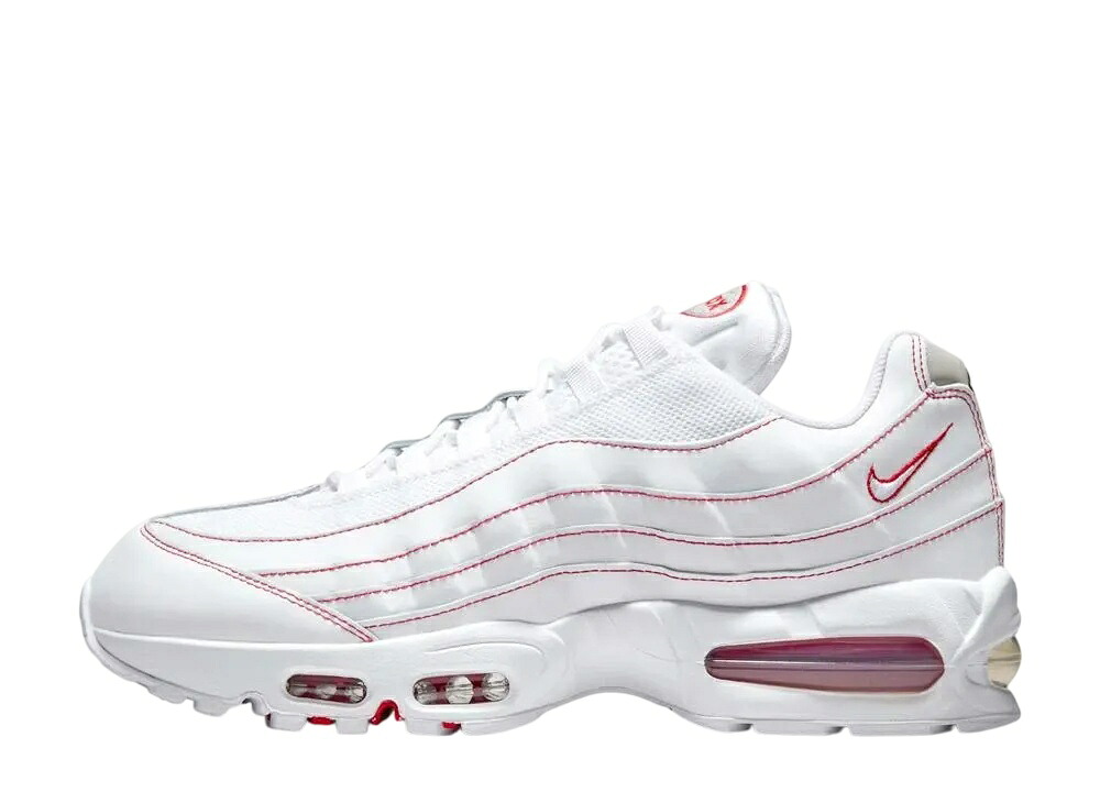【百貨店大売り出し】1000円クーポン券振り出し！Nike ナイキ エア湖マックス95 OG ビッグ砂上の楼閣 白いこと/ユニバーシティレッド ナイキ IB7936-100 メンズ スニーカー 駈けっくらシューズ 21SN-IB7936-100