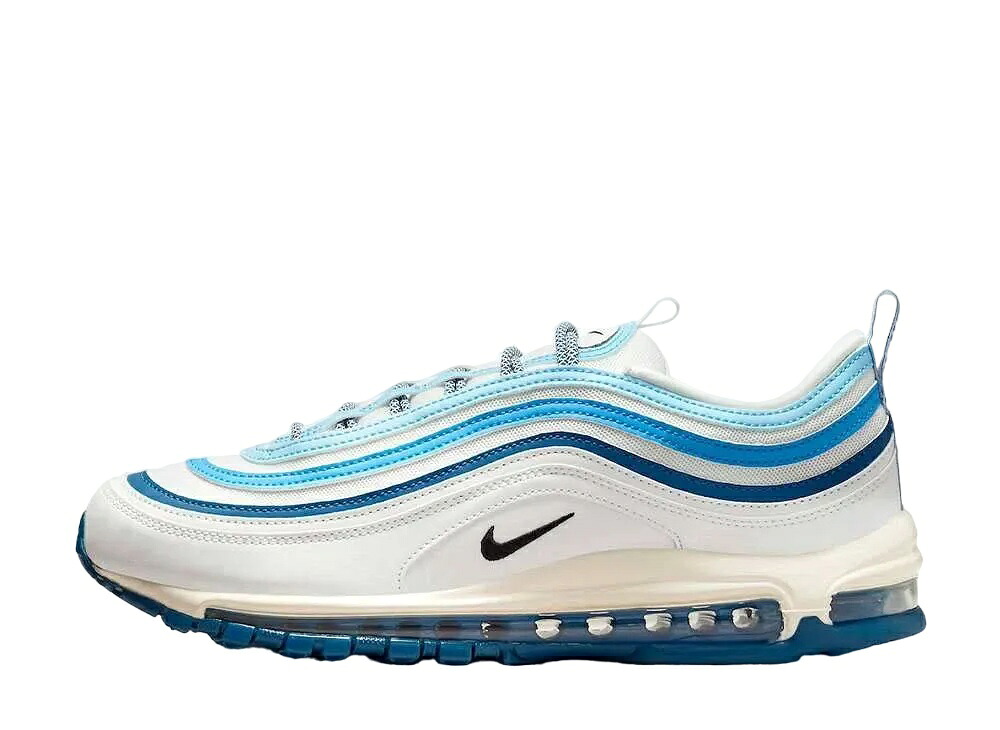 【今だけ500円割引クーポンあり!!】Nike ナイキ エアマックス97 ホワイト/グレイシャーブルー/フォトブルー ナイキ FN6957-100 メンズ スニーカー ランニングシューズ 21SN-FN6957-100｜セレクトショップFrenz