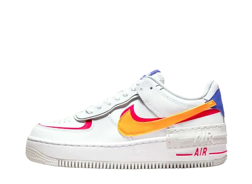 ＼1000円OFFクーポン発行／Nike ナイキ ウィメンズ エアフォース1 シャドウ ホワイト/サンディアル/サイレンレッド/フォトンダスト ナイキ DZ1847-100 ウィメンズ レディース スニーカー ランニングシューズ 21SN-DZ1847-100｜セレクトショップFrenz