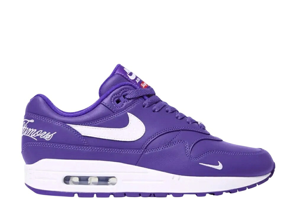【今だけ500円割引クーポンあり!!】Nike シュプリーム &times; ナイキ エアマックス1 '87 SP パープル SS25 ウィーク4 ナイキ HF8813-500 メンズ スニーカー ランニングシューズ 21SN-HF8813-500｜セレクトショップFrenz