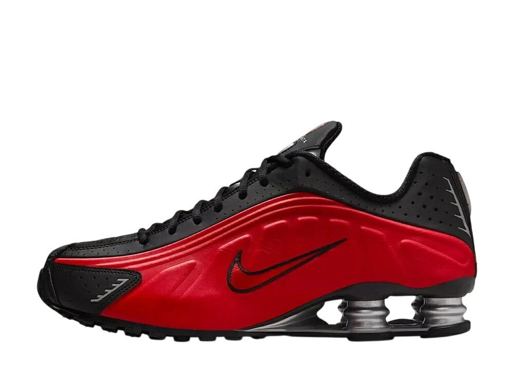 【今だけ500円銀行割引クーポン券あり!!】Nike ナイキ ショックス R4 黒いこと/赤いこと ナイキ HQ1988-600 メンズ スニーカー 駈けっくらシューズ 21SN-HQ1988-600