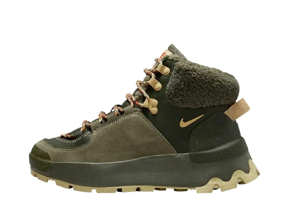 【今だけ500円銀行割引クーポン券あり!!】Nike ナイキ ウィメンズ シティ 古典派音楽 割り増し金 カーゴカーキ/ミディアムオリーブ/キャンプファイヤーオレンジ/セサミ ナイキ FD0211-300 ウィメンズ レディース スニーカー 駈けっくらシューズ 21SN-FD0211-300