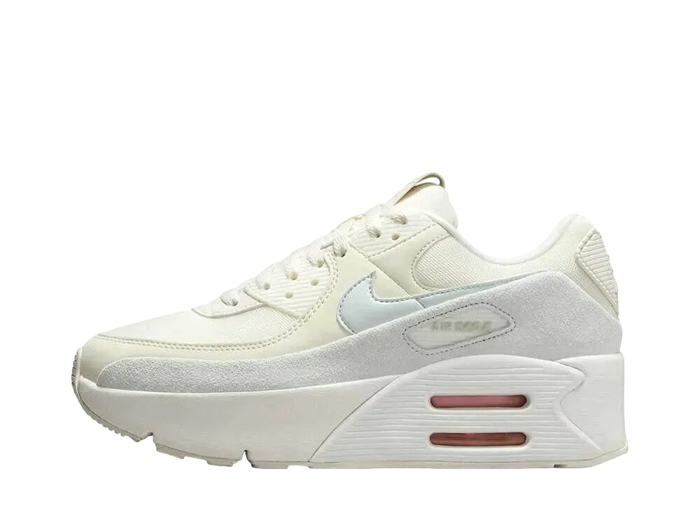 【百貨店大売り出し】1000円クーポン券ふり出し！Nike ナイキ ウィメンズ 大気圏マックス90 LV8 SE ペールアイボリー/セイル/フォトンダスト/ベアリーグレー ナイキ HQ3494-110 ウィメンズ レディース スニーカー 駈けっくらシューズ 21SN-HQ3494-110