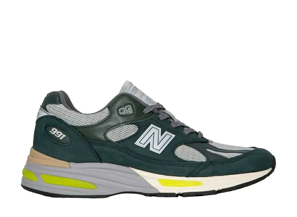 【百貨店大売り出し】1000円クーポン券振り出し！New Balance パタ × ニュー平衡にする 991V2 シーモス ニュー平衡にする U991PB2 メンズ スニーカー 駈けっくらシューズ 21SN-U991PB2