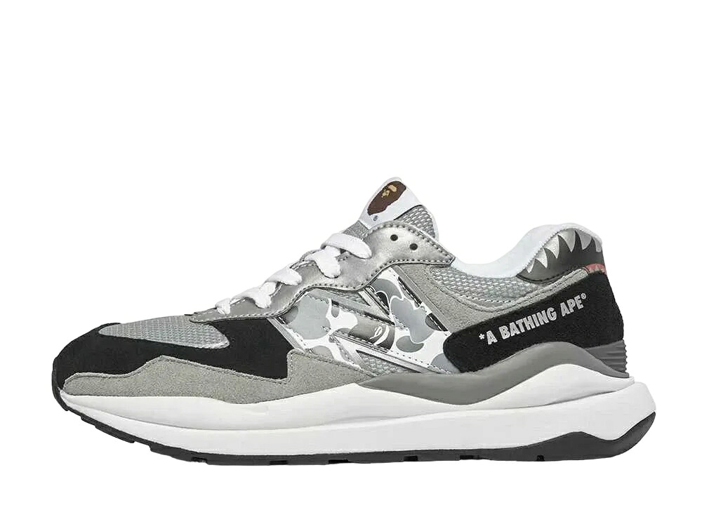 【今だけ500円割引クーポンあり!!】New Balance アベイシングエイプ × ニューバランス 57/40 グレー ニューバランス M5740BAP メンズ スニーカー ランニングシューズ 21SN-M5740BAP|セレクトショップFrenz