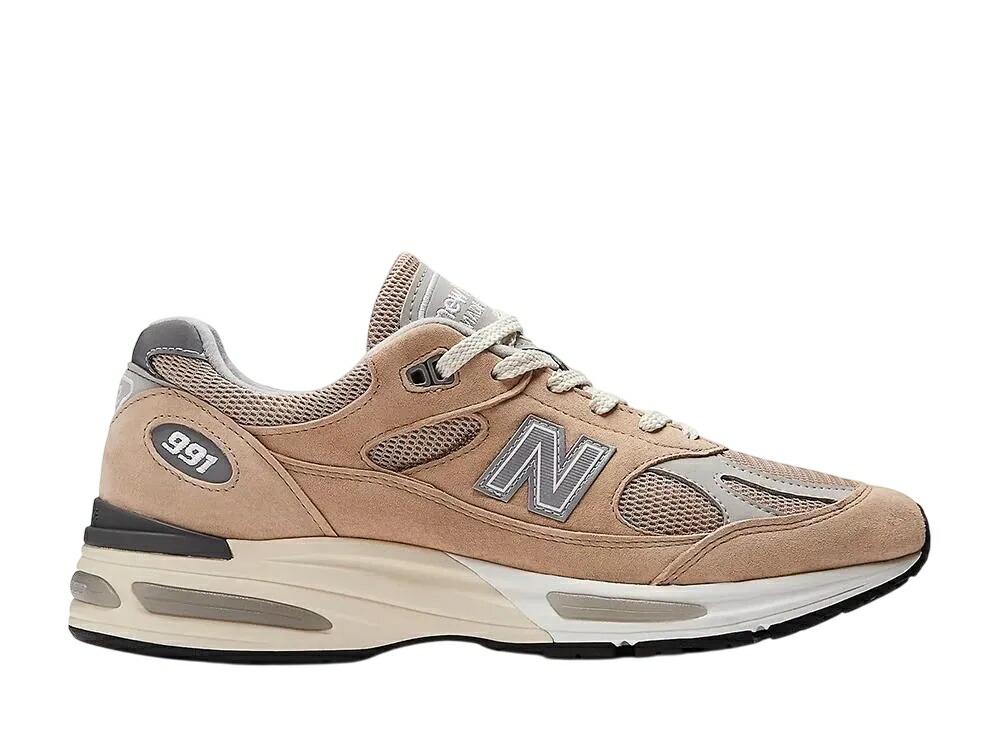 【百貨店大売り出し】1000円引き換え証書き著す！New Balance ニュー平衡にする 991V2 キューバ共和国砂子/ハーバーミスト/しろがね色 ニュー平衡にする U991BE2 メンズ スニーカー 駈けっくらシューズ 21SN-U991BE2