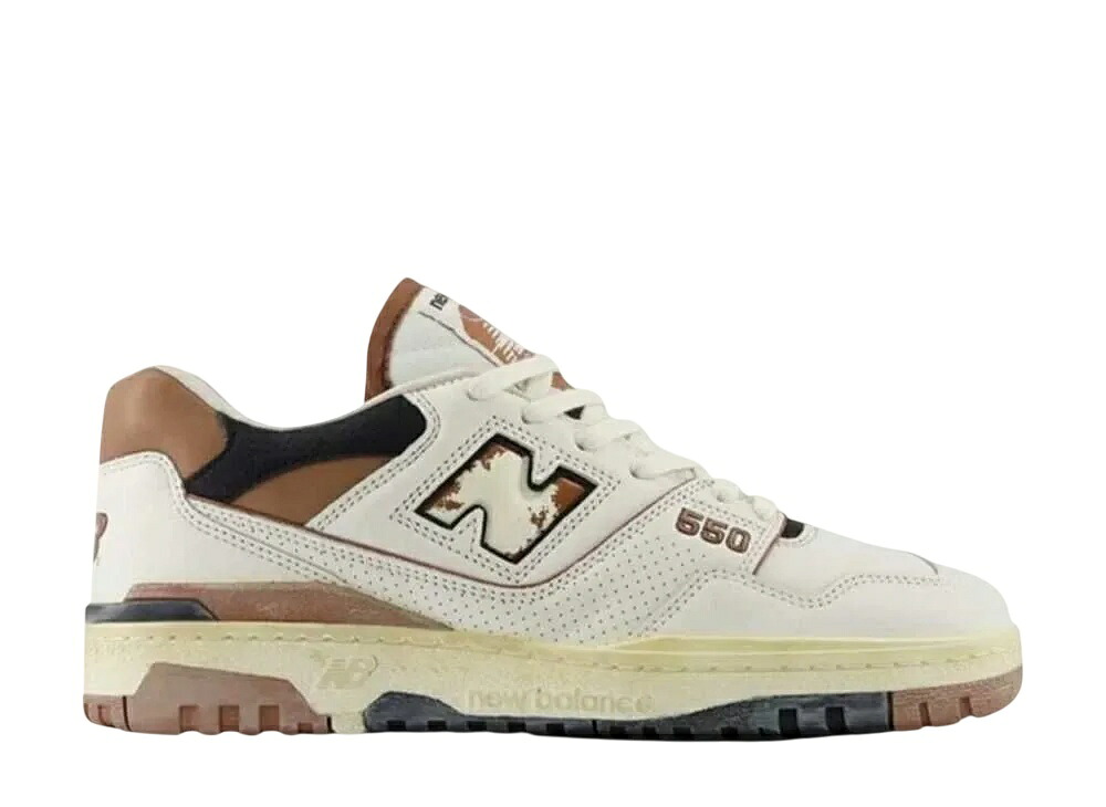 【今だけ500円割引クーポンあり!!】New Balance ニューバランス 550 VGC ホワイト/ブラウン/ブラック ニューバランス BB550VGC メンズ スニーカー ランニングシューズ 21SN-BB550VGC|セレクトショップFrenz