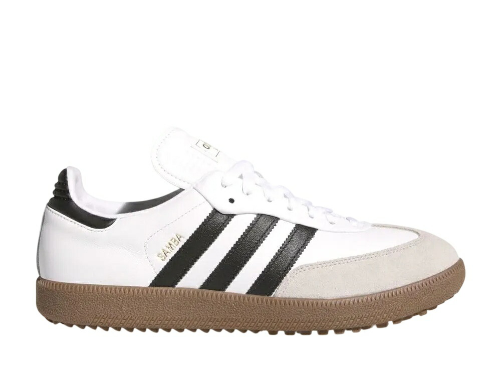 【今だけ500円割引クーポンあり!!】発行中!!adidas アディダス サンバ ゴルフ フルグレインレザー クラウドホワイト/コアブラック/ガム アディダス JH6149 メンズ スニーカー ランニングシューズ 21SN-JH6149