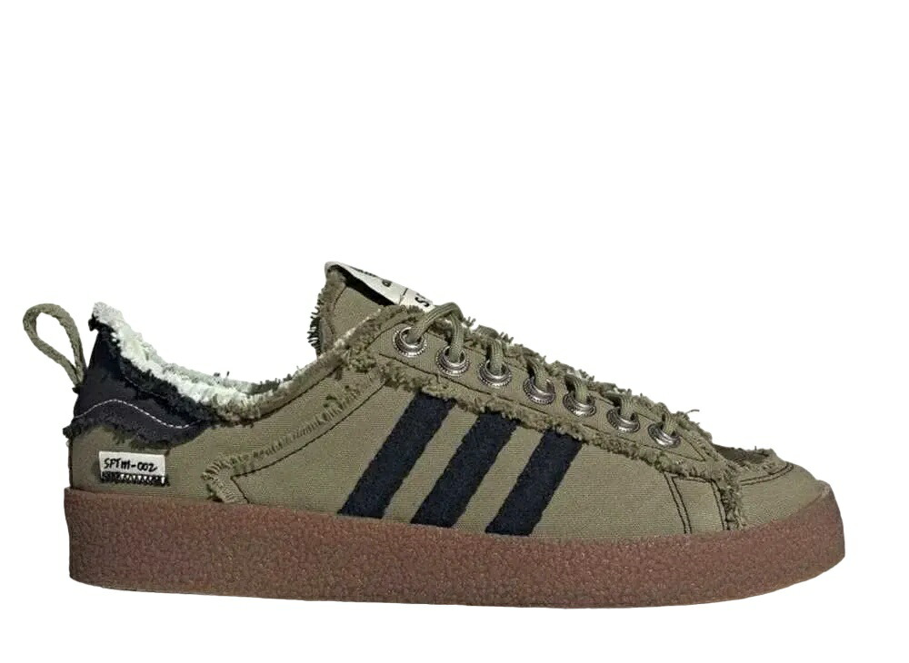【今だけ500円割引クーポンあり!!】adidas ソングフォーザミュート &times; アディダス オリジナルス キャンパス 80s フォーカスオリーブ/コアブラック/ガム アディダス ID4792 メンズ スニーカー ランニングシューズ 21SN-ID4792｜セレクトショップFrenz